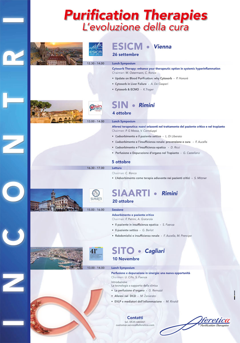 Purification Therapies INCONTRI Settembre - Novembre 2017