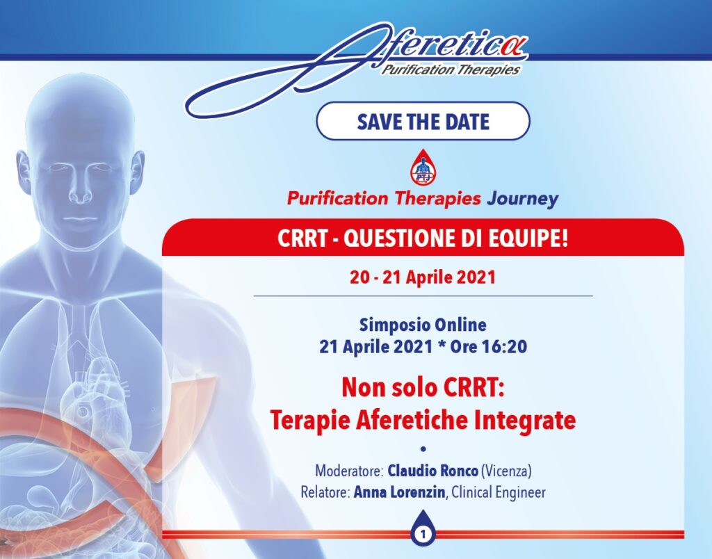 Aferetica Save The date CRRT 2021
