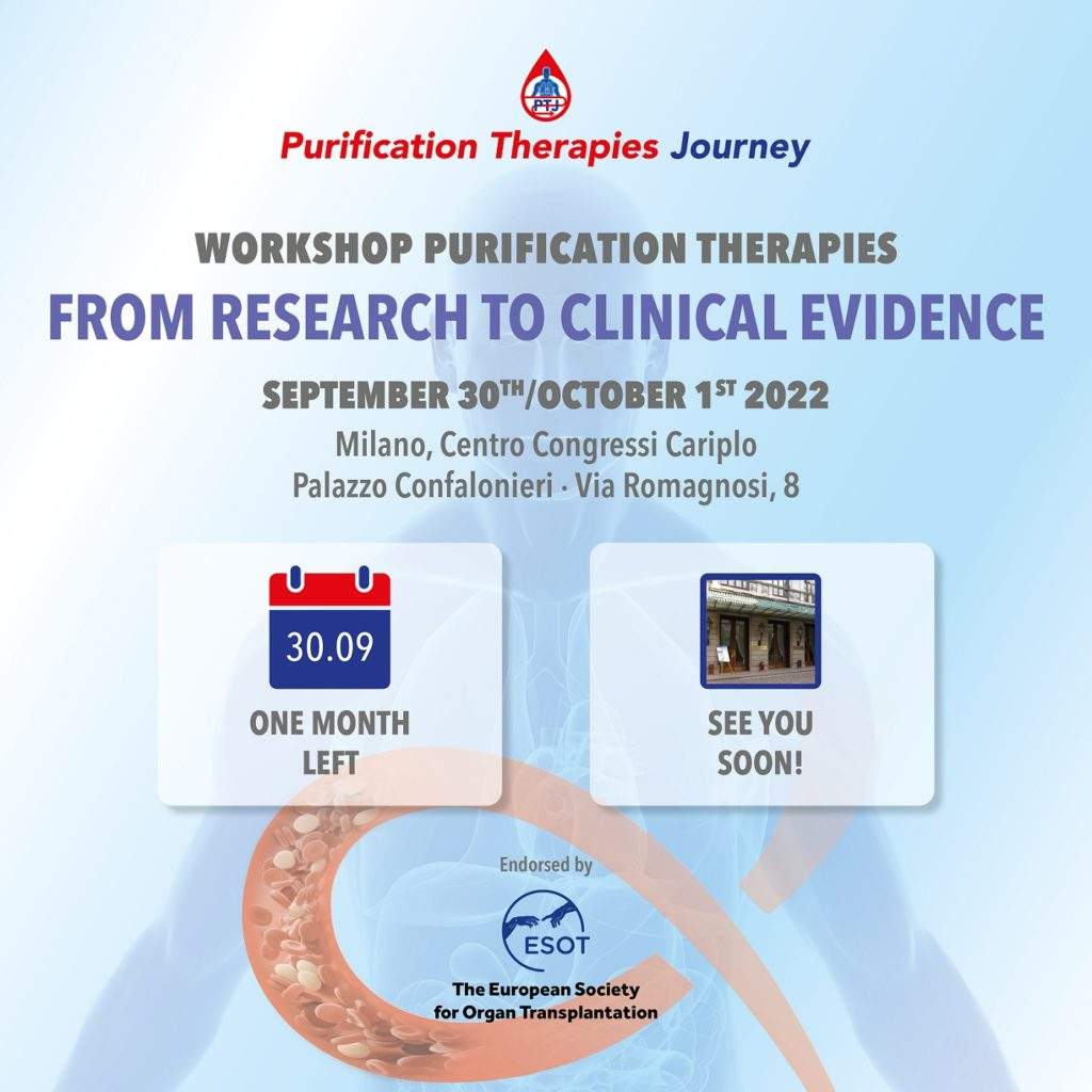 Un mese al Workshop Purification Therapies