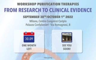 Un mese al Workshop Purification Therapies