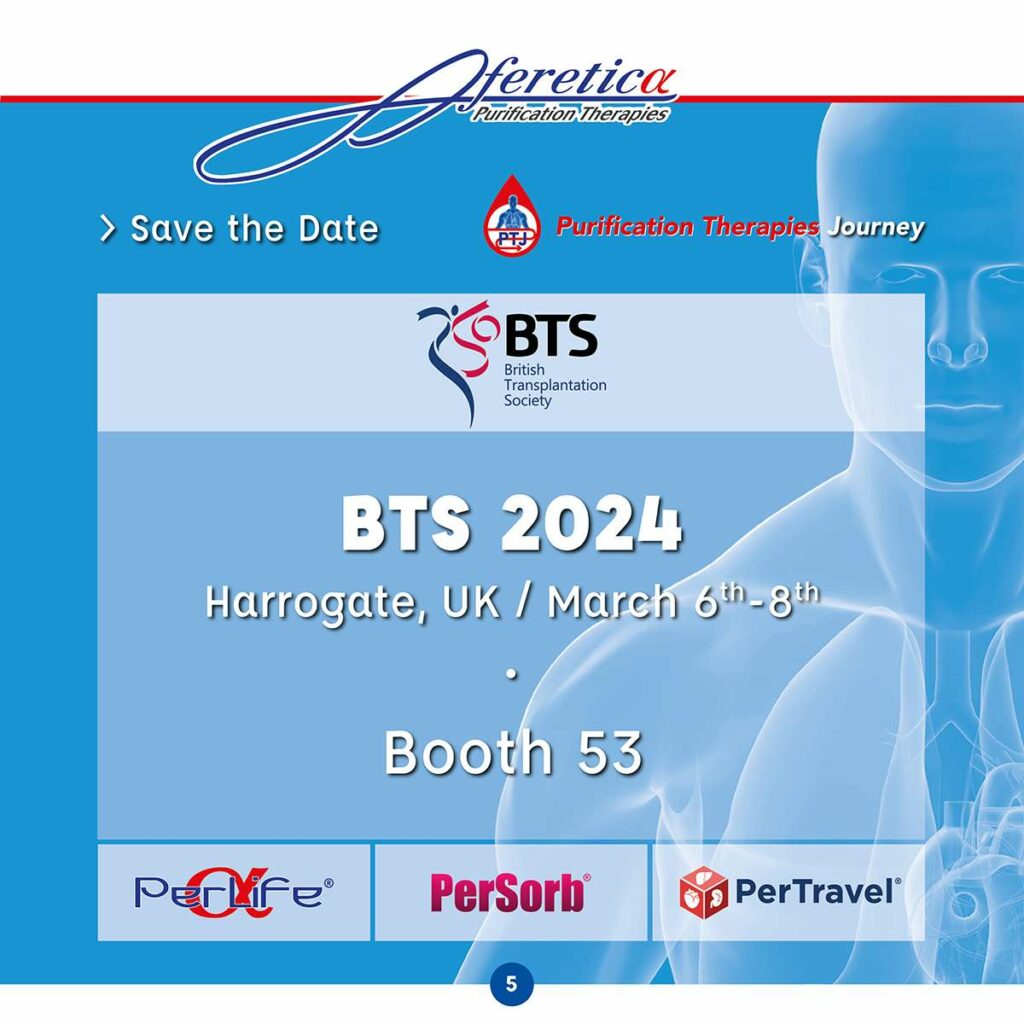 Aferetica BTS Congress – British Transplantation Society 2024
