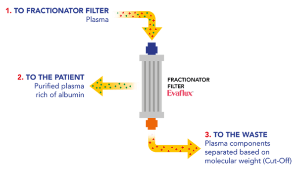 Kawasumi Evaflux fractionator filters