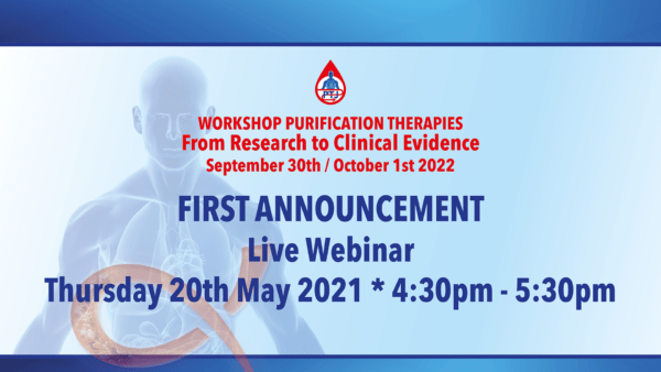 Registrazione del FIRST ANNOUNCEMENT - LIVE WEBINAR