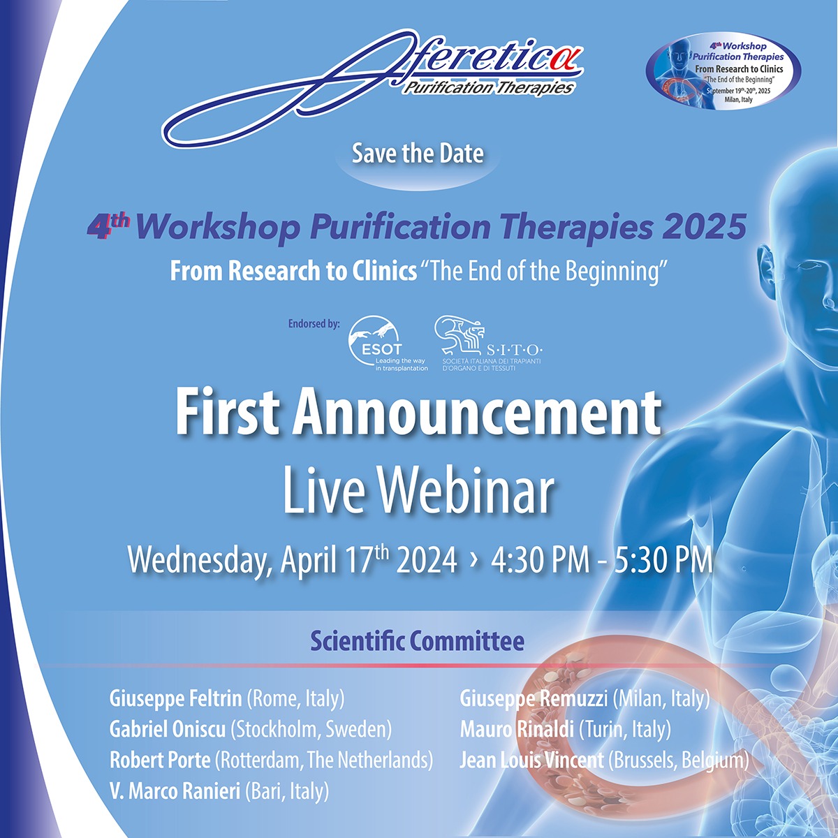 First Announcement Webinar WPT 2025