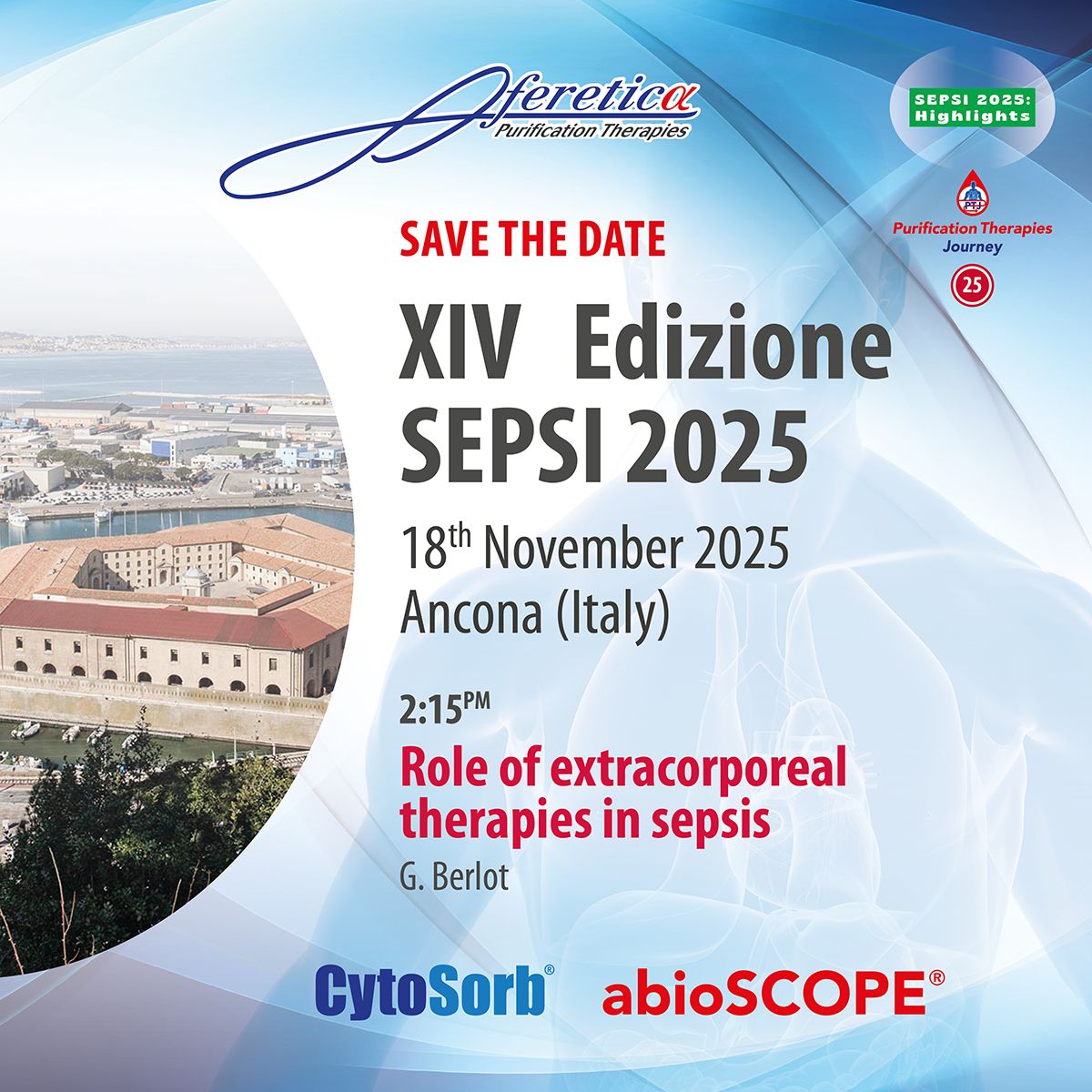 Aferetica alla XIV Edizione SEPSI 2025