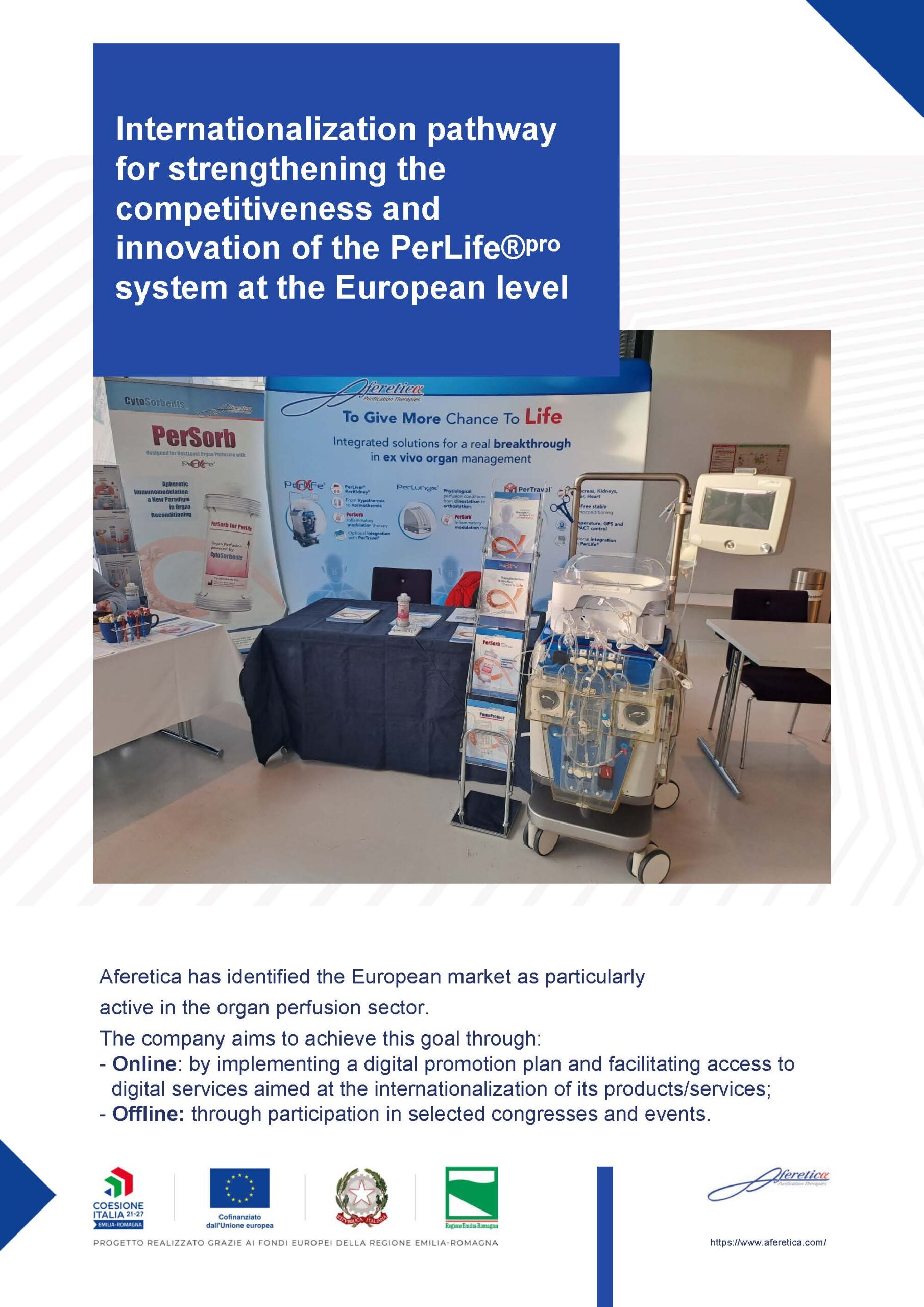 Internationalization Pathway to Strengthen Competitiveness and Innovation of the PerLife®ᵖʳᵒ System in Europe