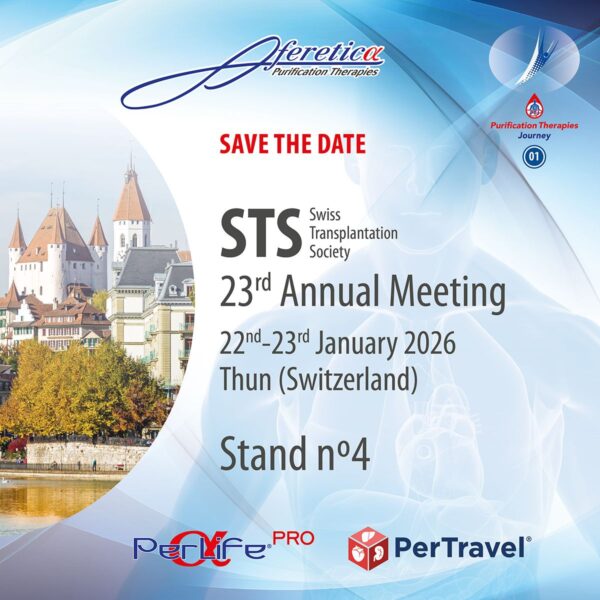 Aferetica at the 23rd STS – Swiss Transplant Society Annual Meetings