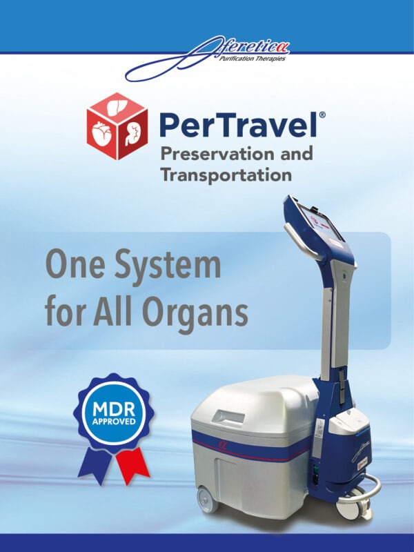 PerTravel® ottiene l'approvazione MDR per il trasporto del polmone