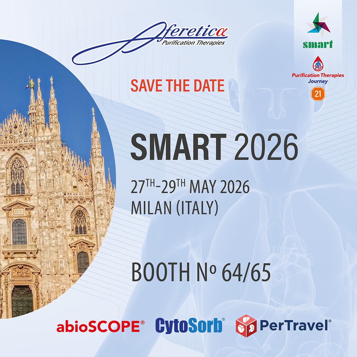 Aferetica partecipa a SMART 2026 a Milano